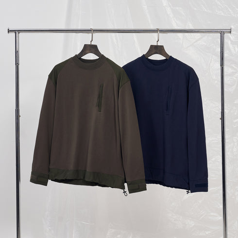 Boysnextdoor Patchwork Sweater Navy